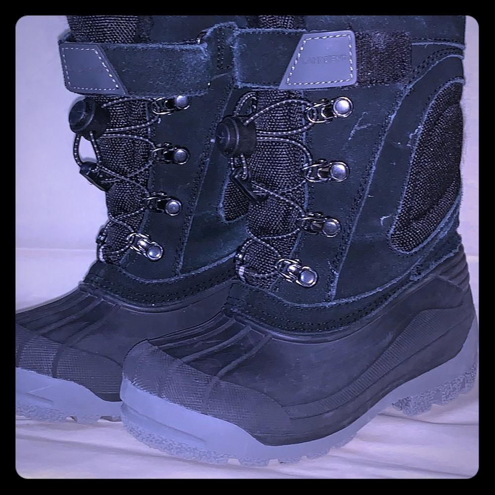 Lands end youth adolescent cold weather boots